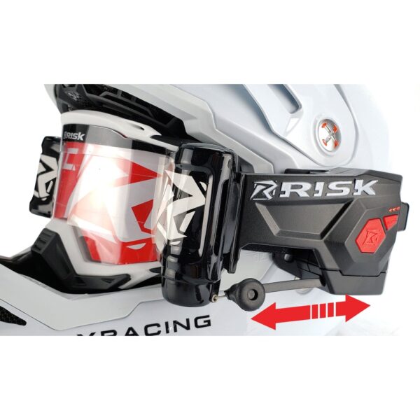 The Ripper Universal Automated Goggle Roll-Off System Risk Racing