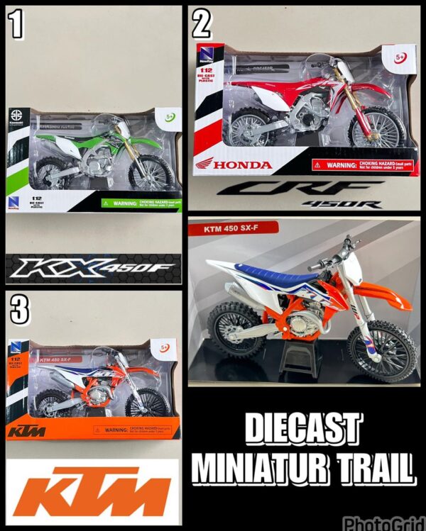 Diecast Miniatur Trail Diecast Trail Motocross