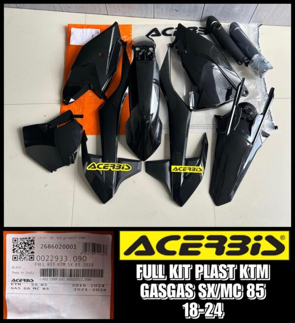 Bodi Set / Cover Set KTM SX 85 GASGAS MC 85 2018-2024 ACERBIS - Gambar 2