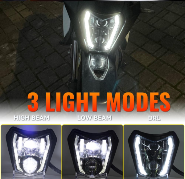 Headlamp / Lampu Depan KTM New Model Enduro - Gambar 5