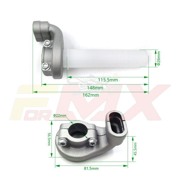 Gas Spontan 2 kabel KTM Husqvarna Gasgas Merk ARES - Gambar 5