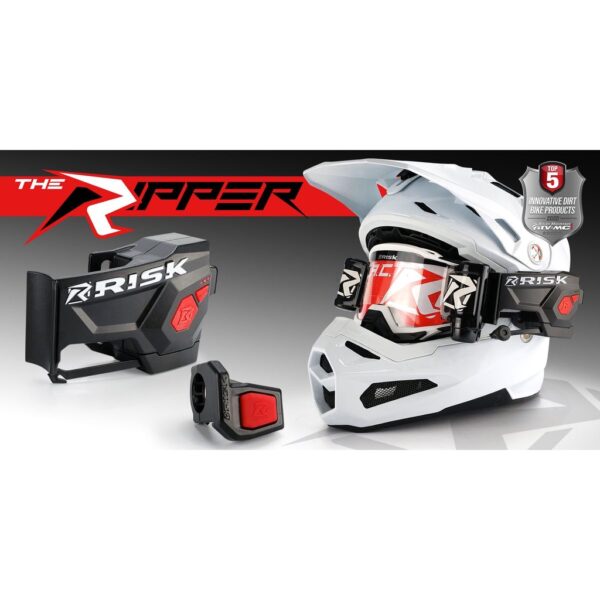 The Ripper Universal Automated Goggle Roll-Off System Risk Racing - Gambar 3