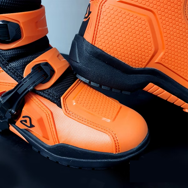 Sepatu Trail Acerbis Artiglio Orange Hitam Original - Gambar 5