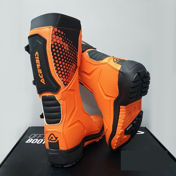 Sepatu Trail Acerbis Artiglio Orange Hitam Original - Gambar 6