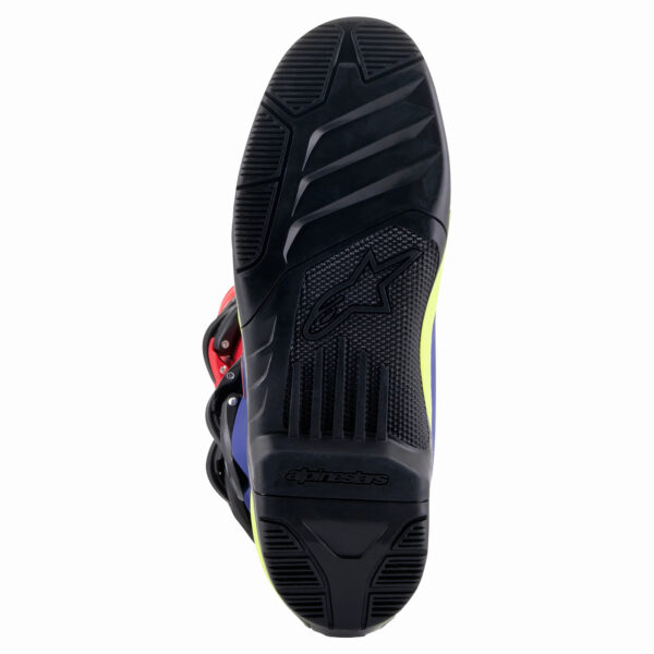 Sepatu Alpinestars Tech 3 Bright Red Dark Blue Yellow Fluo - Gambar 3