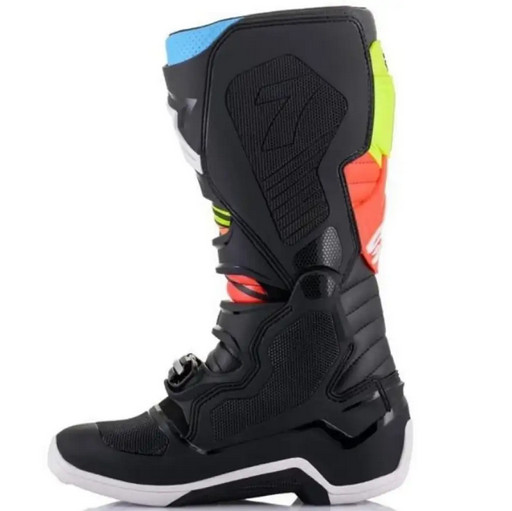 Sepatu Alpinestars Tech 7 Black Fluo Orange Red - Gambar 4