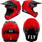 Helm Fly Formula CP Slant Helmet - red black