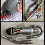 KNALPOT AHRS KLX CRF WR155 BORE UP DAN STANDAR TIPE F5