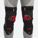 PELINDUNG LUTUT SOFT KNEE GUARD ACERBIS - BLACK RED