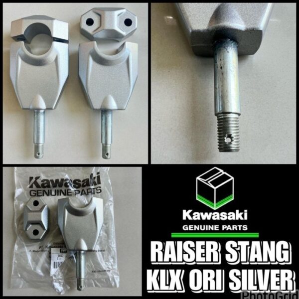 Raiser Stang Fatbar Ori KLX BF Riser Original PnP KLX S L Dtracker - Putih