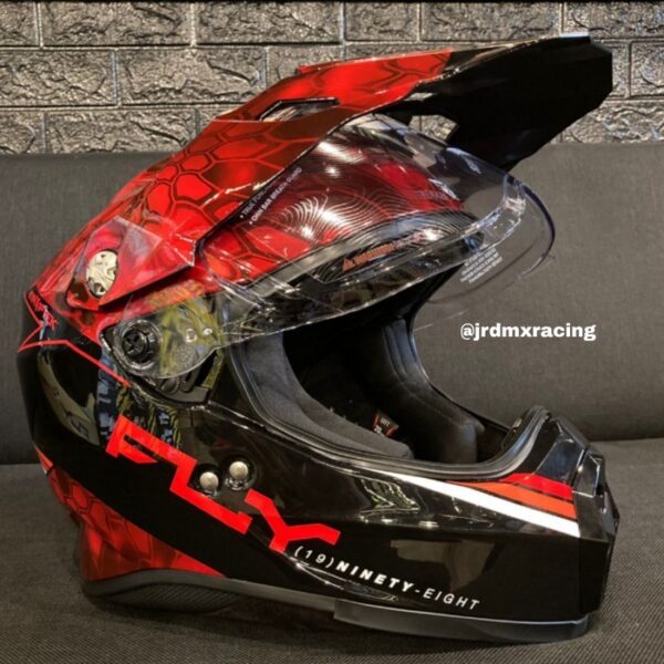 HELM FLY TREKKER KRYPTEK CONCEAL 2024 RED BLACK