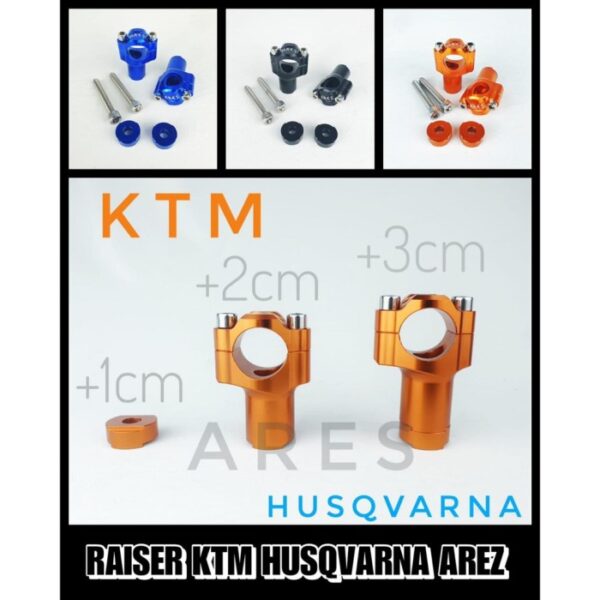 Riser Stang KTM Ares Riser Stang CRF Ares Riser Stang Husqvarna Ares - ORANGE KTM/HUSQ - Gambar 3