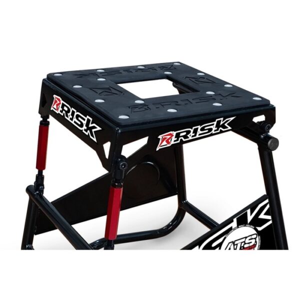 STAND MOTOR TRAIL RISK RACING A.T.S. MOTO STAND ADJUSTABLE TOP - Hitam - Gambar 3