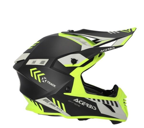 Helm Acerbis X-Track MIPS FluoYellowBlack / Helm MX Trabas Enduro  - M - XL - Gambar 3