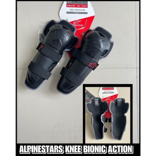 ALPINESTAR BIONIC ACTION YOUTH KNEE PROTECTOR PELINDUNG LUTUT ANAK - All Size - Gambar 2