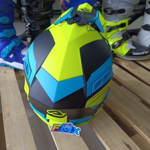 Helm acerbis X-TRACK VTR HELMET - Light Blue, M - Gambar 4