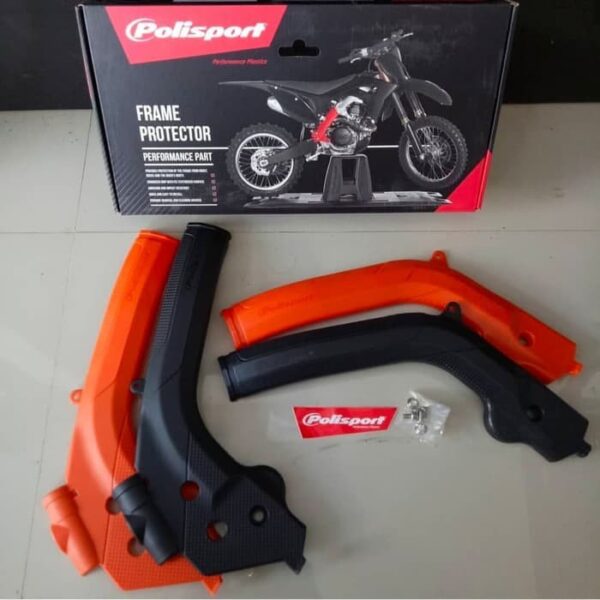 FRAME GUARD KTM HUSQVARNA 2012-2019 - Hitam - Gambar 3