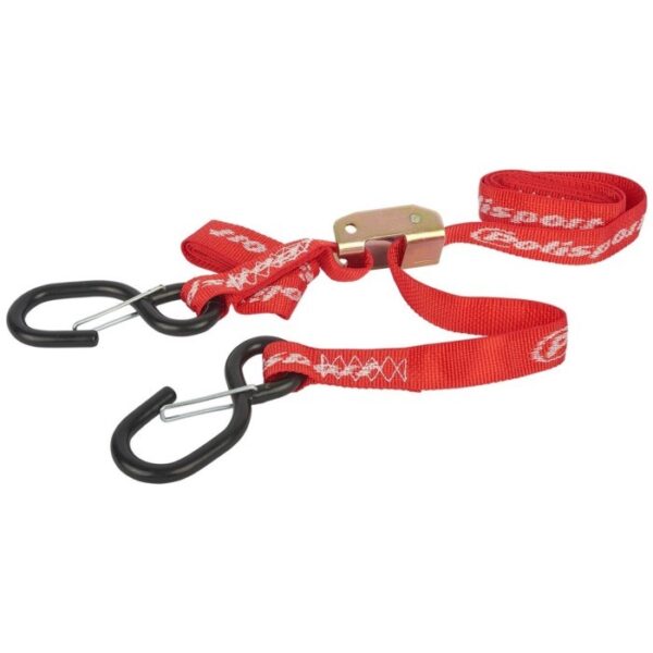 TIE DOWN TALI EVAKUASI TALI WEBBING Polisport Tie Down Carabiner 250Kg - Merah