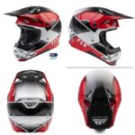 Helm Fly Formula CP Rush Helmet - Red White