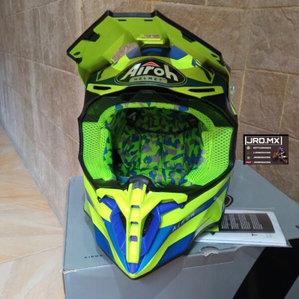 AIROH TWIST 2.0 TC21 GRAPHICS YELLOW GLOSS TONY CAIROLI 2022