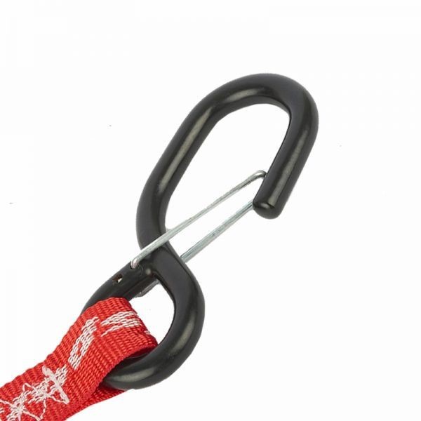 TIE DOWN TALI EVAKUASI TALI WEBBING Polisport Tie Down Carabiner 250Kg - Merah - Gambar 3