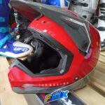 helm Fly Kinetic Vision Helmet red grey - Red Grey