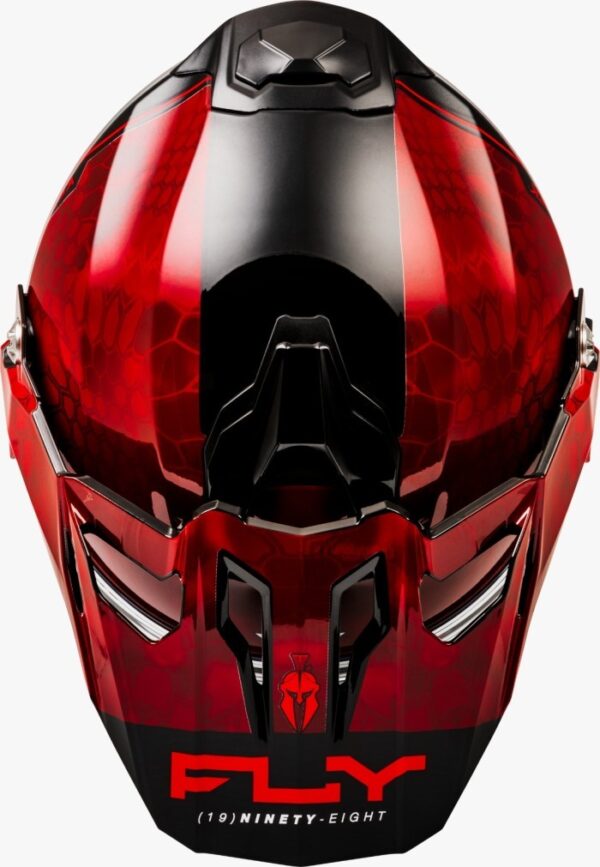 HELM FLY TREKKER KRYPTEK CONCEAL 2024 - RED/BLACK - XL - Gambar 4