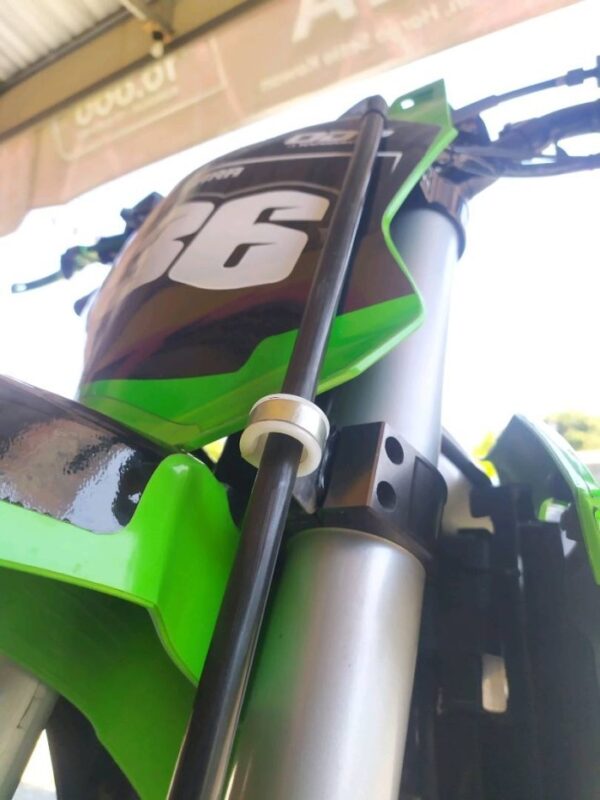 Breket Kleman Selang Rem Depan Trail Cross Klx Crf - Gambar 3