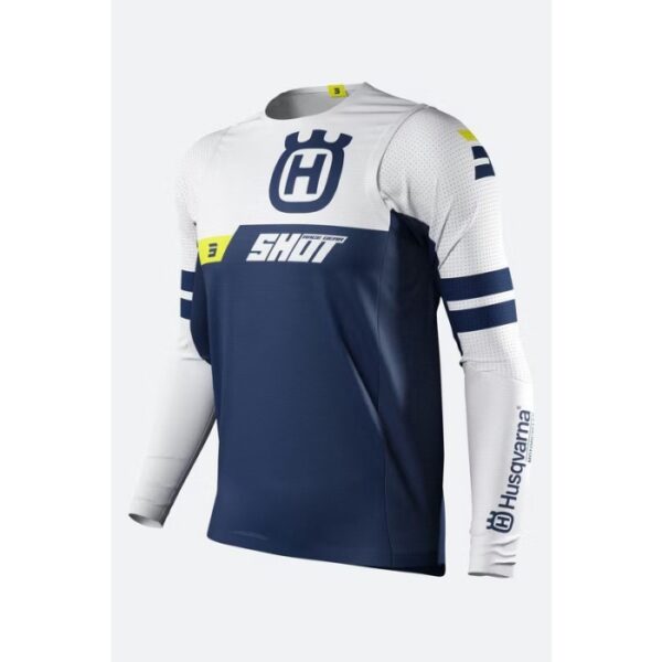 JERSEY SET SHOT HUSQVARNA BLUE SHOT AEROLITE ENDURO KTM - S/30 - Gambar 4