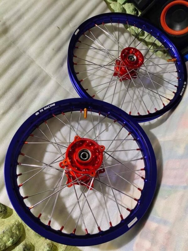 Velg  CRF 18 21 TK Biru Velg Cross CRF 18 21 Biru - Gambar 2