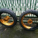 Ban Supermoto CRF Velg Gold