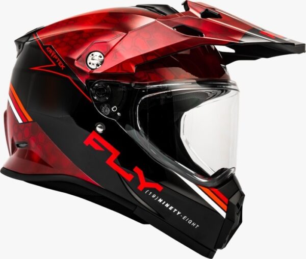 HELM FLY TREKKER KRYPTEK CONCEAL 2024 - RED/BLACK - XL - Gambar 2