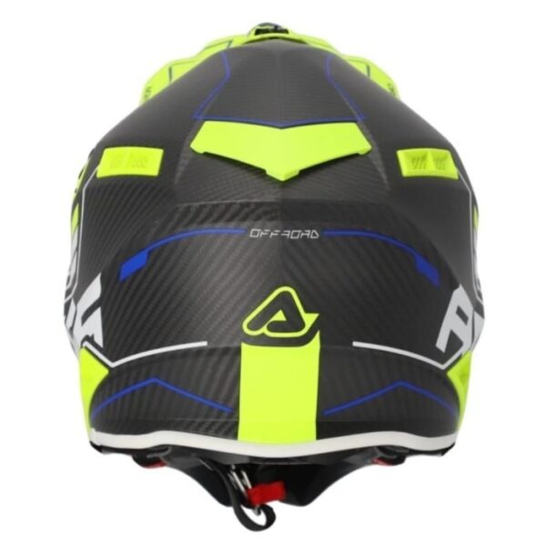 Helm ACERBIS Impact Steel Carbon - Black Flou - Gambar 2