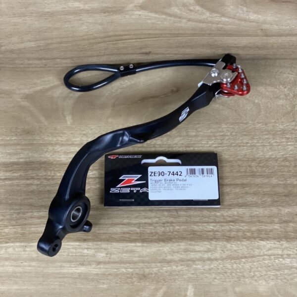 Zeta Trigger Brake Pedal KTM HUSQ GASGAS 2023 Up - Biru Muda - Merah