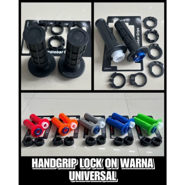 handgrip Lock On Grip Set Handgrip Dirtbike - Hitam