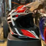 Helm AIROH Twist Shading Red Glossy Cross Trail