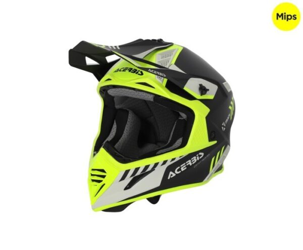 Helm Acerbis X-Track MIPS FluoYellowBlack / Helm MX Trabas Enduro  - M - XL - Gambar 2