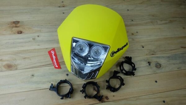 Headlamp Polisport HMX Dual Headlight Polisport - Putih - Gambar 3