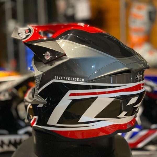 Helm AIROH Twist 2.0 Original - Shaken Red Gloss - Gambar 4