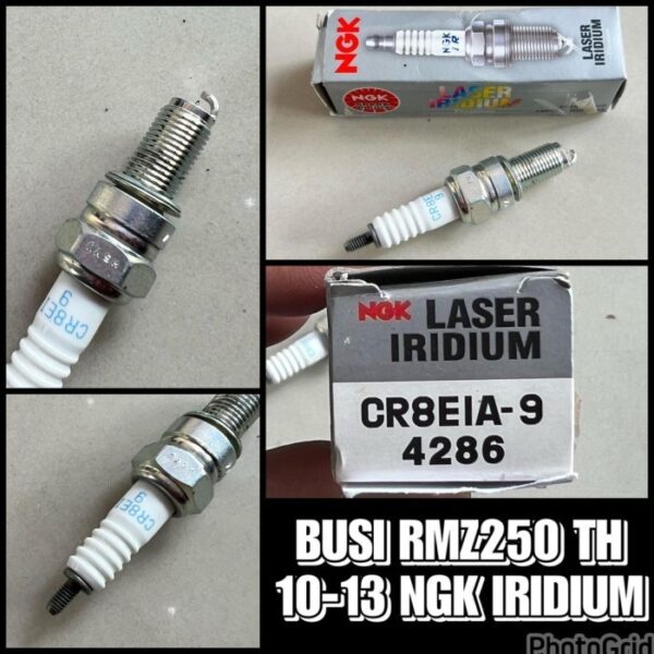 Busi NGK Laser Iridium Suzuki RMZ 07-18 Kode CR8EIA-9