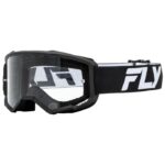 KACAMATA GOGGLE ANAK FLY FOCUS 24 W/CLEAR LENS + POST - BLACK/WHITE