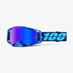 ARMEGA Goggle 100% Moto/MTB - Coupe (HiPER Mirror Blue)