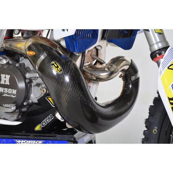 P3 Carbon Pipe Guard KTM HUSQVARNA 250 300 2017 2018 (2019 TPI) FMF - CARBON - Gambar 4