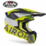 AIROH TWIST 2.0 2022 LIFT YELLOW BLUE MATT HELM CROSS AIROH ORIGINAL