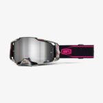 ARMEGA Goggle 100% Moto/MTB - Sarcelle (Mirror Silver)